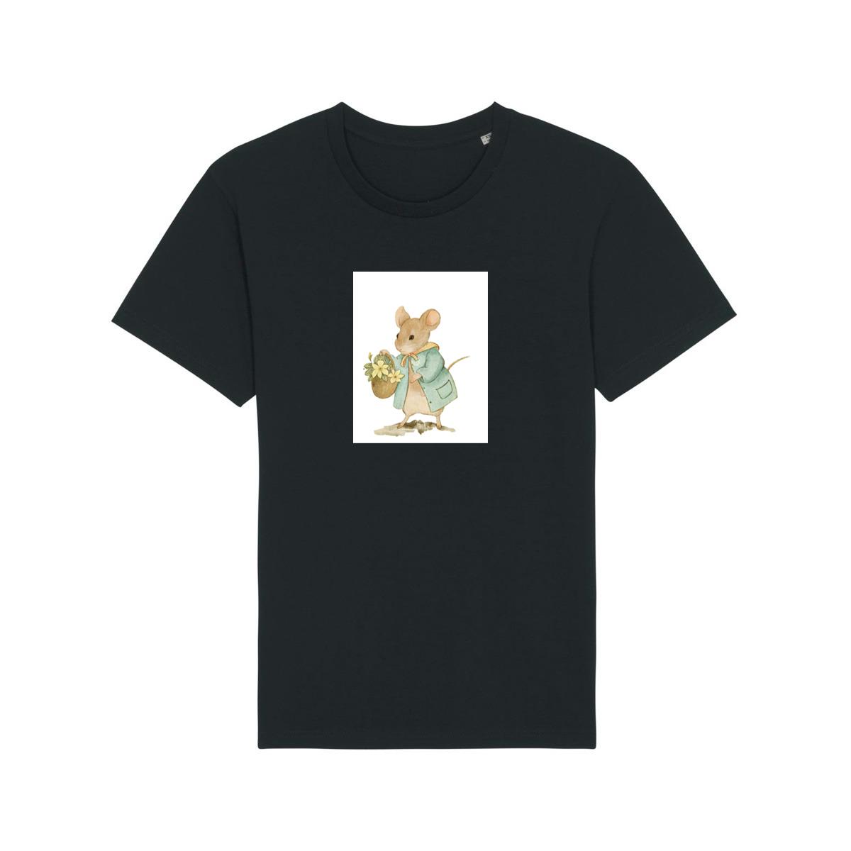 Danny Meadow Mouse with Basket T-Shirts