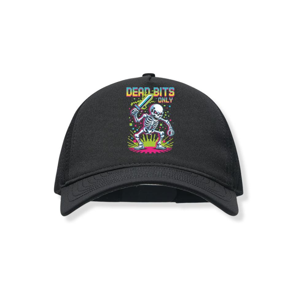 Dead Bits Only Skeleton Gamer Artwork Black Hat