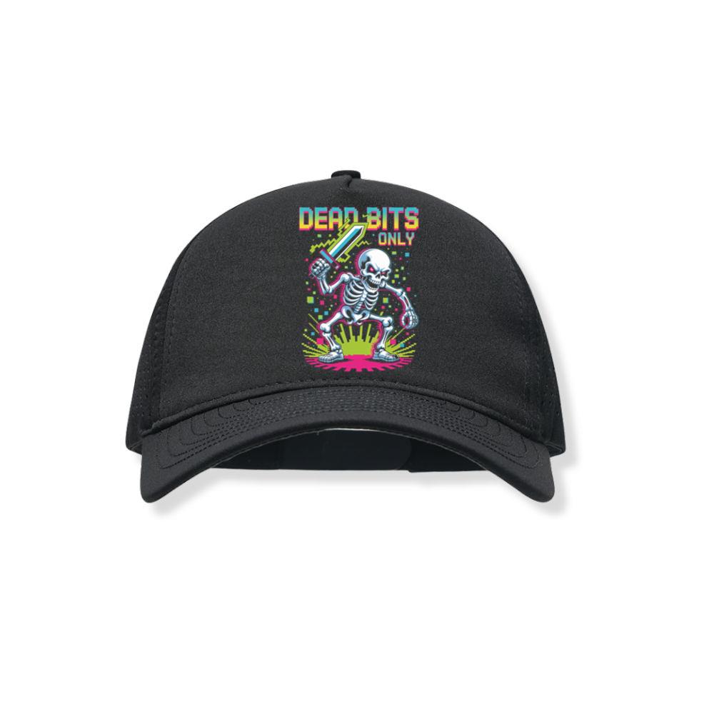 Dead Bits Only Skeleton Gamer Artwork Black Hat