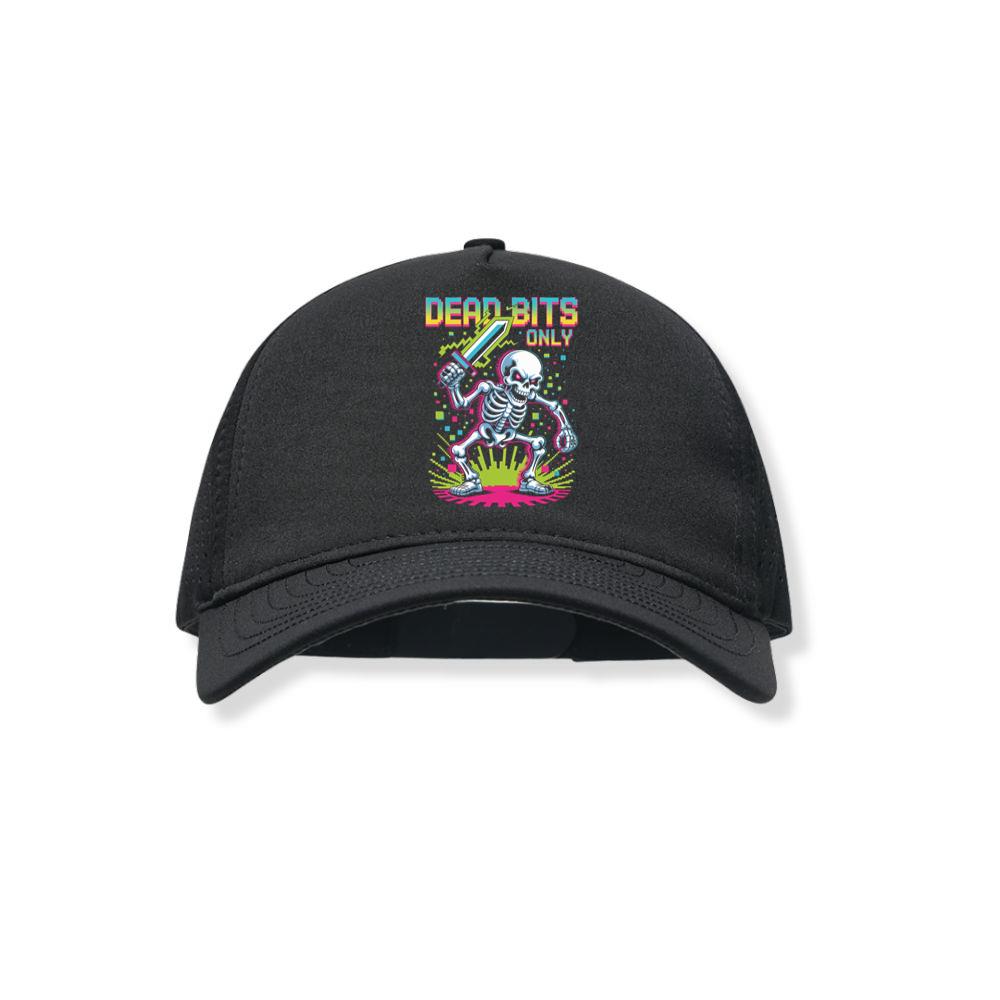 Dead Bits Only Skeleton Gamer Artwork Black Hat