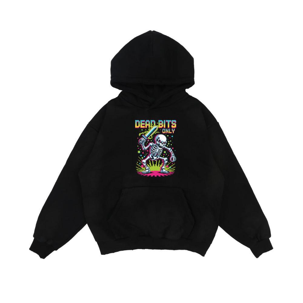 Dead Bits Only Skeleton Gamer Artwork Hoodie