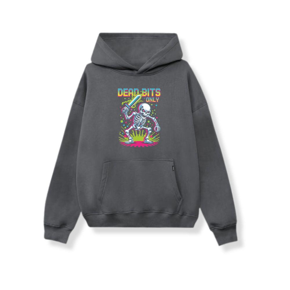 Dead Bits Only Skeleton Gamer Artwork Hoodie Myheroshop