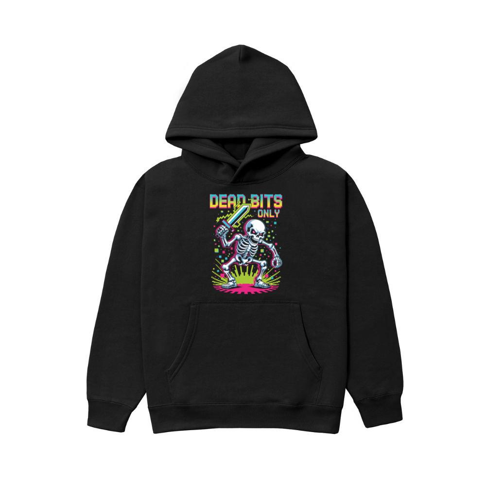 Dead Bits Only Skeleton Gamer Artwork Hoodie