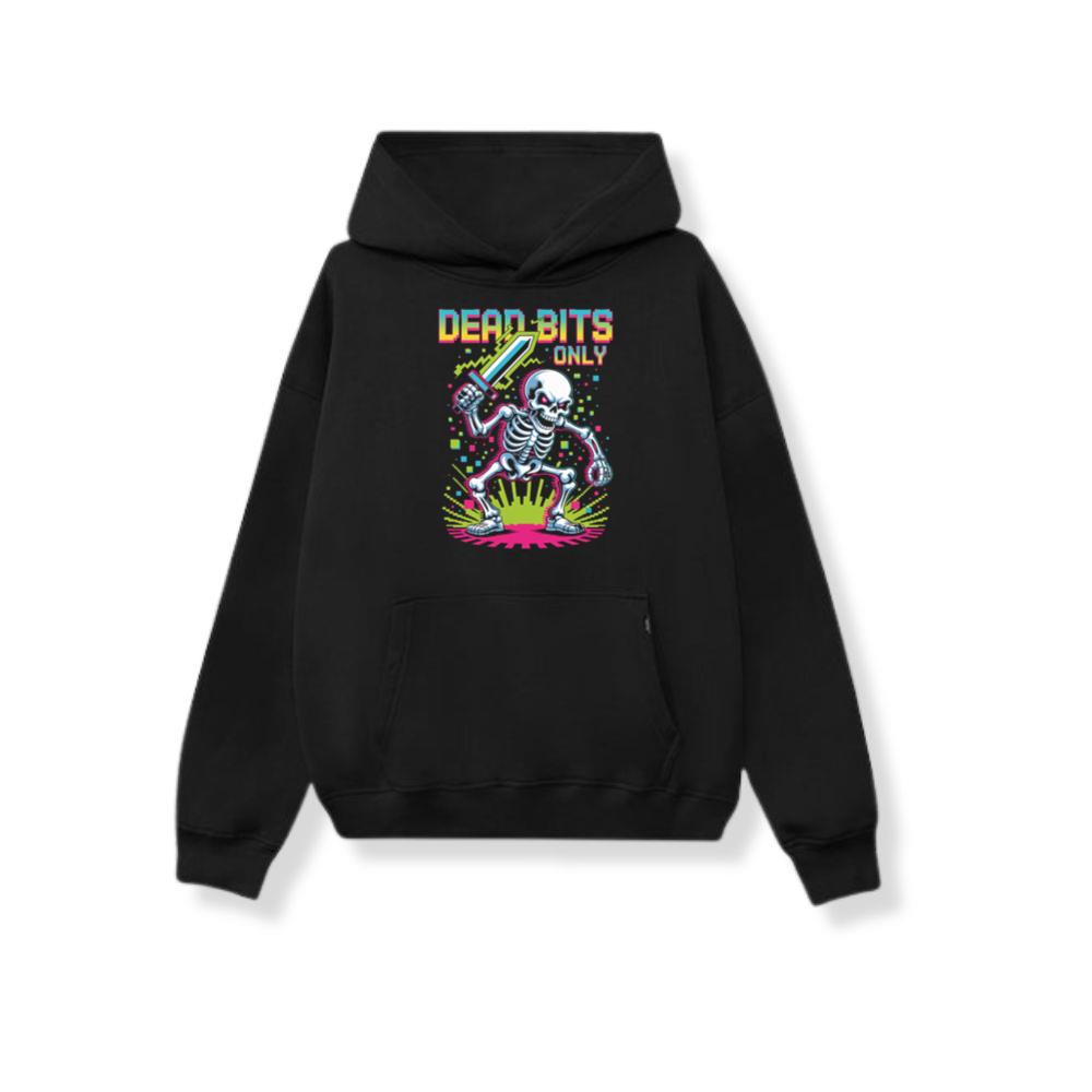 Dead Bits Only Skeleton Gamer Artwork Hoodies