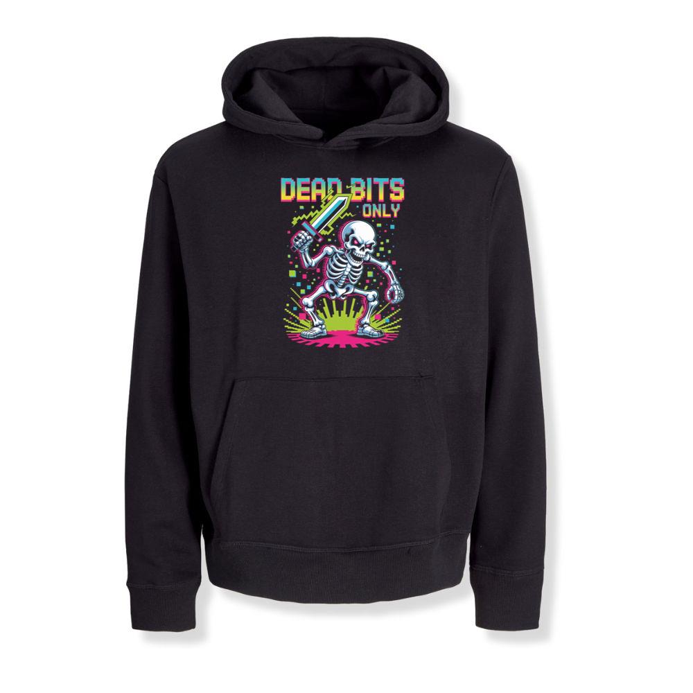 Dead Bits Only Skeleton Gamer Artwork Hoodies