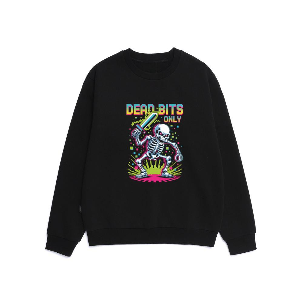 Dead Bits Only Skeleton Gamer Artwork Sweatshirt