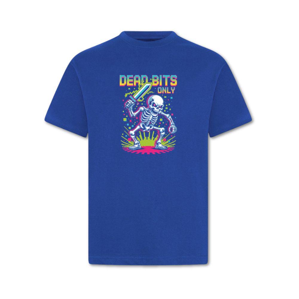 Dead Bits Only Skeleton Gamer Artwork T-Shirt