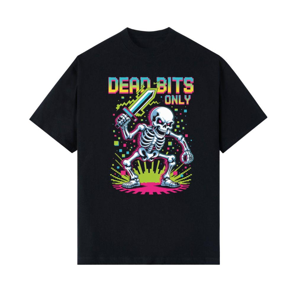 Dead Bits Only Skeleton Gamer Artwork T-Shirts