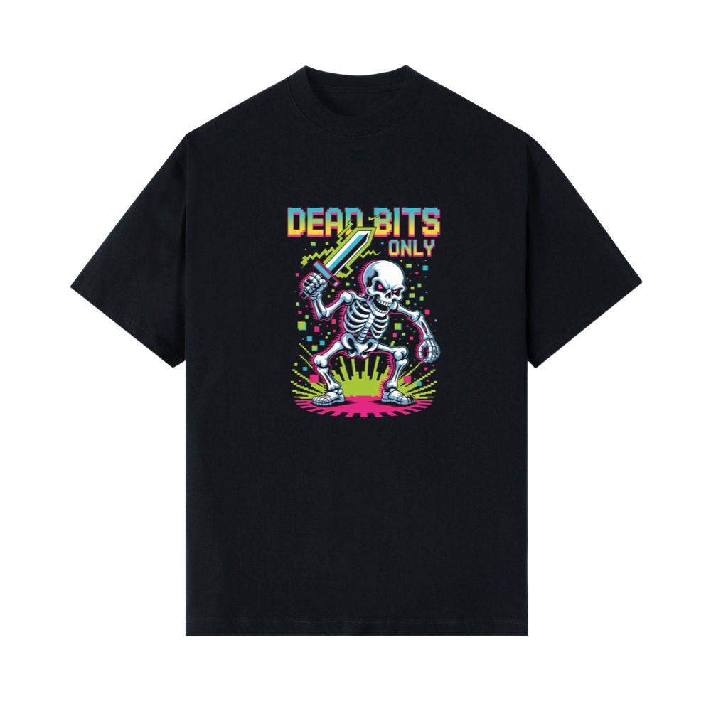 Dead Bits Only Skeleton Gamer Artwork T-Shirts