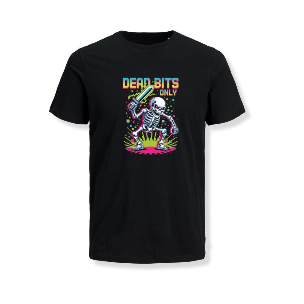 Dead Bits Only Skeleton Gamer Artwork T-Shirts