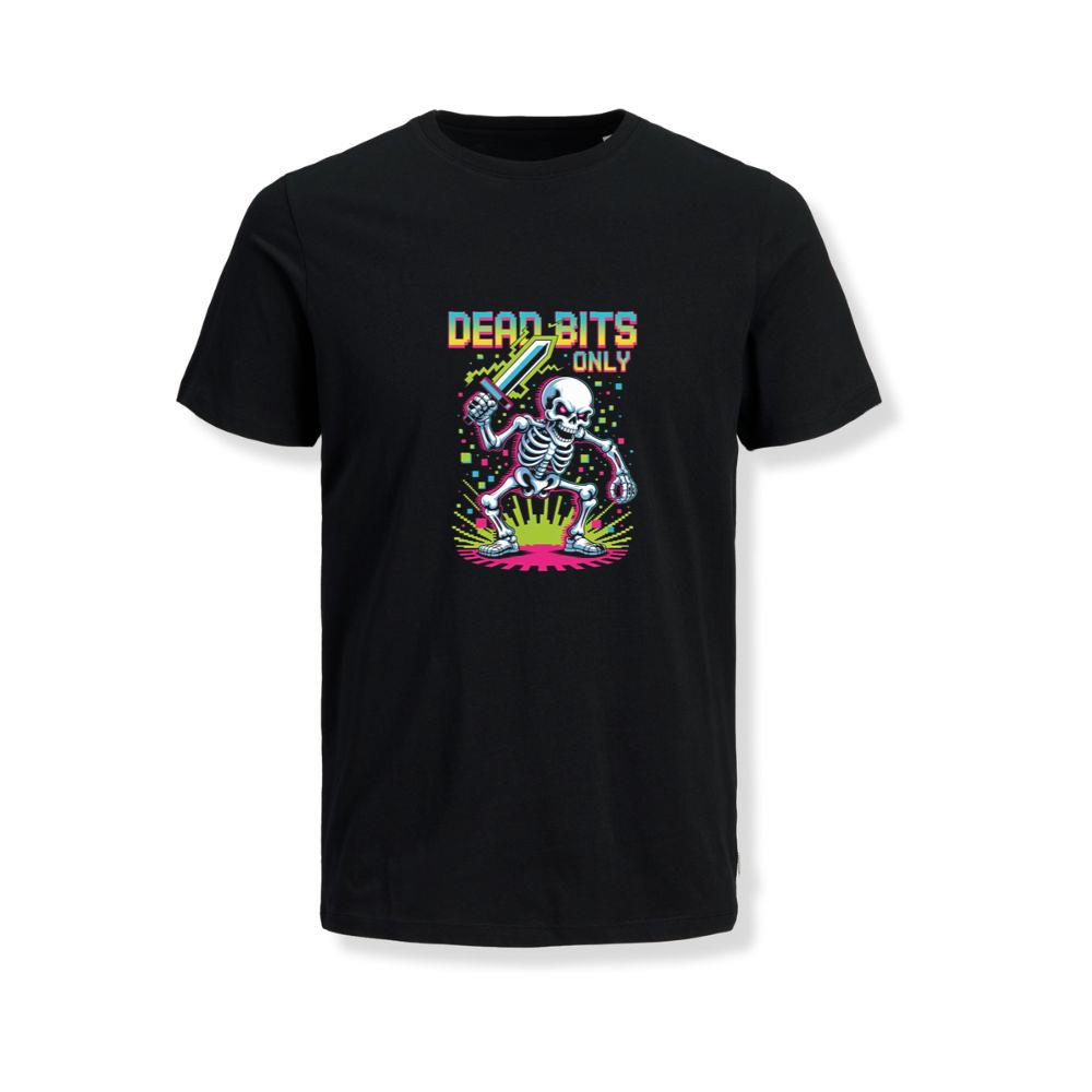Dead Bits Only Skeleton Gamer Artwork T-Shirts
