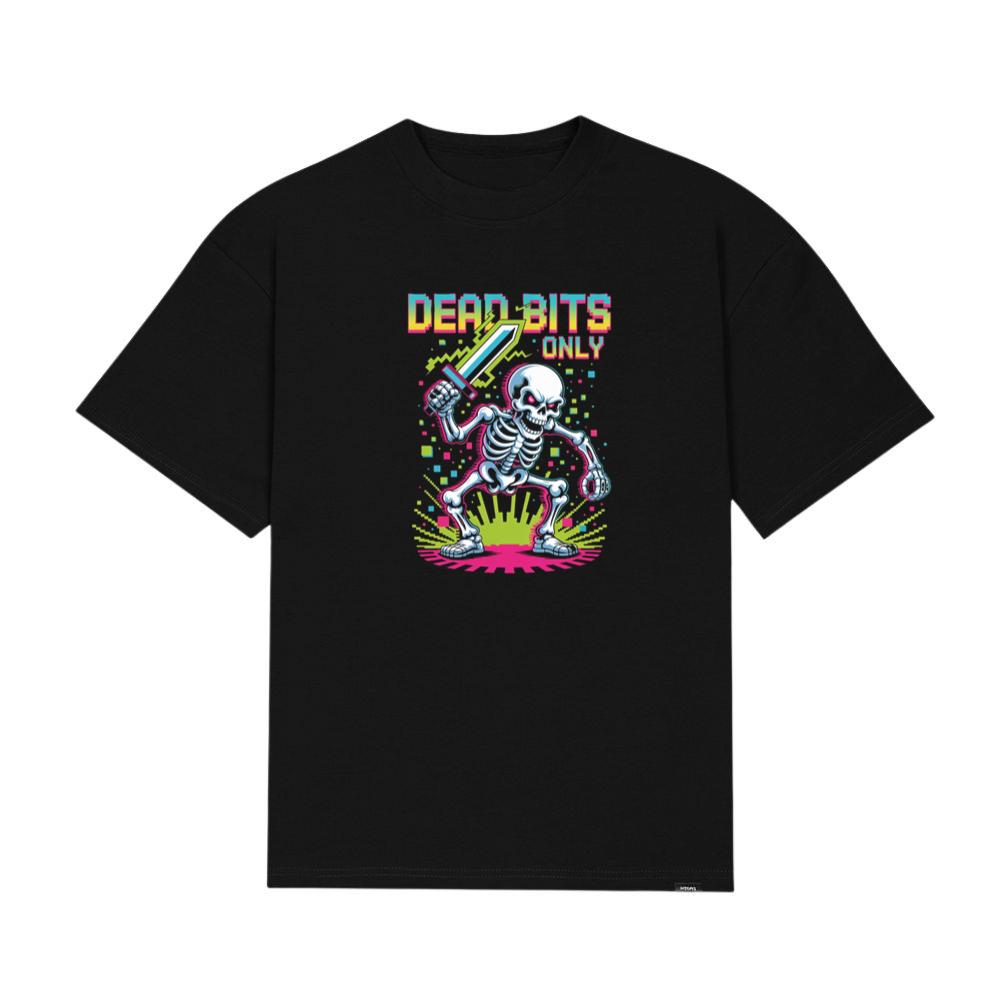 Dead Bits Only Skeleton Gamer Artwork T-Shirts