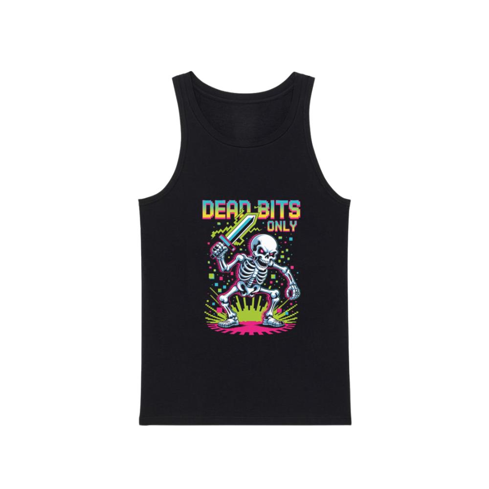 Dead Bits Only Skeleton Gamer Artwork Tank Top