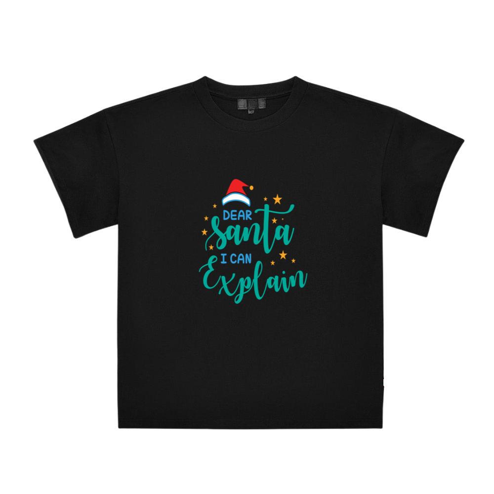 Dear Santa I Can Explain Funny Christmas Top T-Shirts