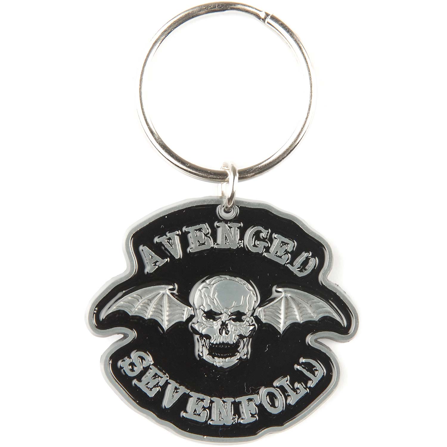 Death Bat Metal Key Chain
