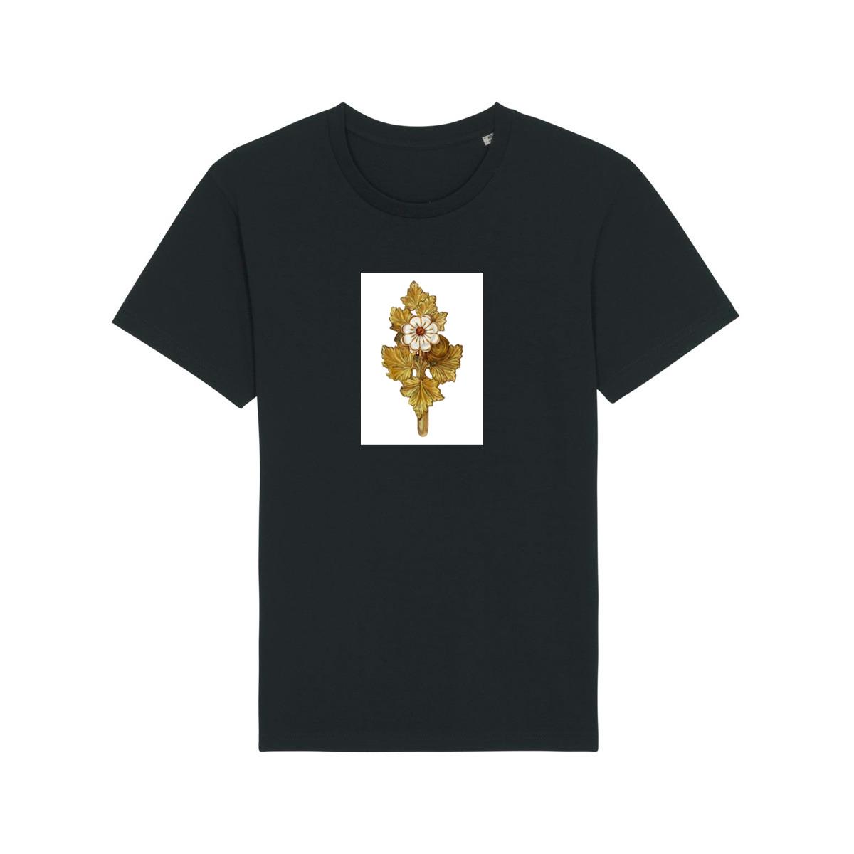 Decorative Golden Flower Art T-Shirts