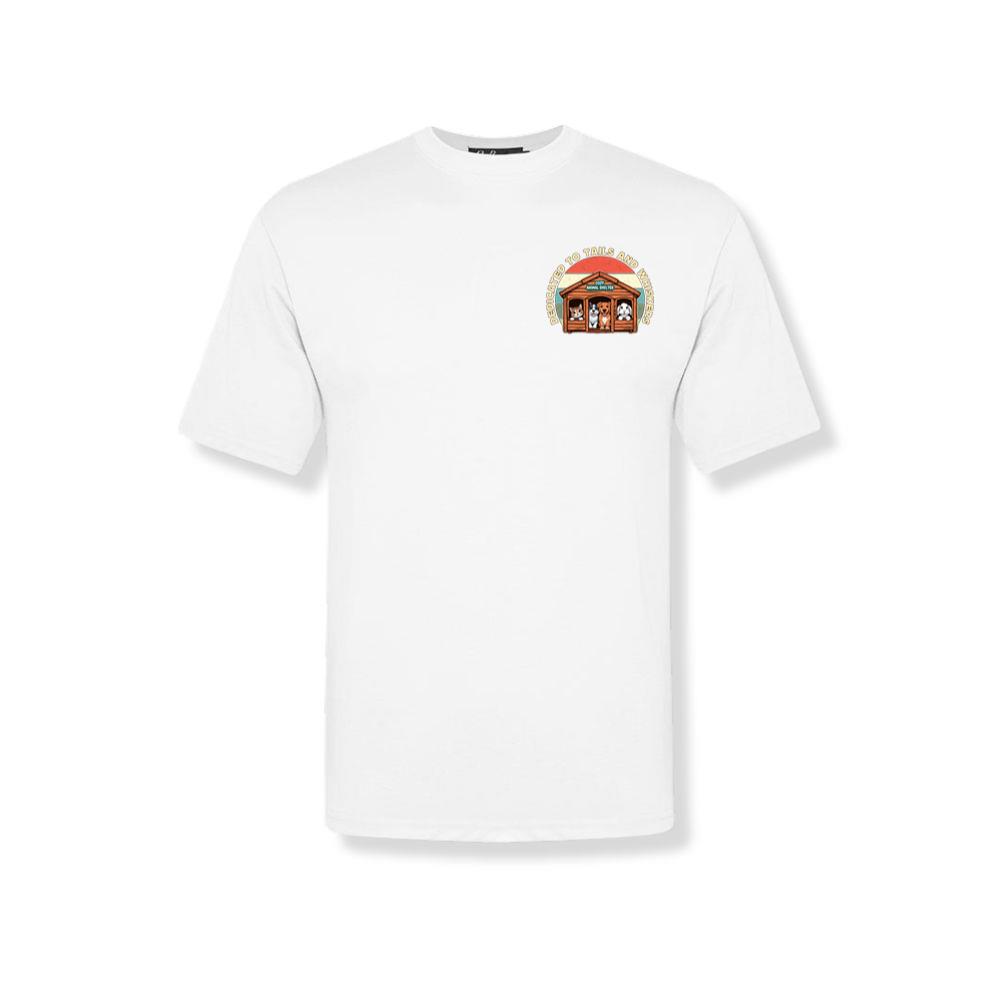 Dedicated to Tails and Whiskers Animal Shelter Foster Home Gift T-Shirt