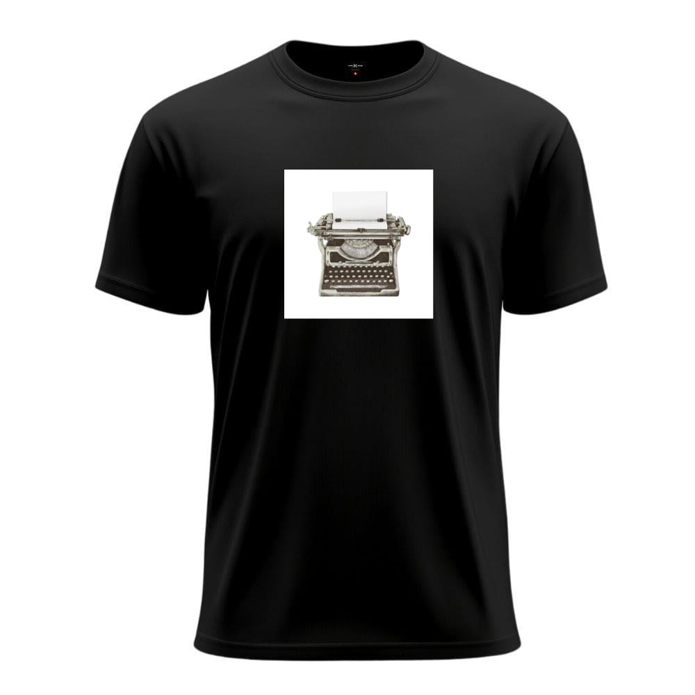Detailed Typewriter Drawing T-Shirts