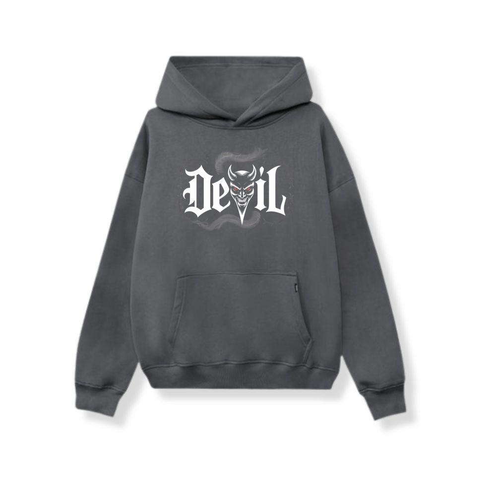 Devil Dark Gothic Face Graphic Hoodies Devil Dark Gothic Face Graphic Hoodies