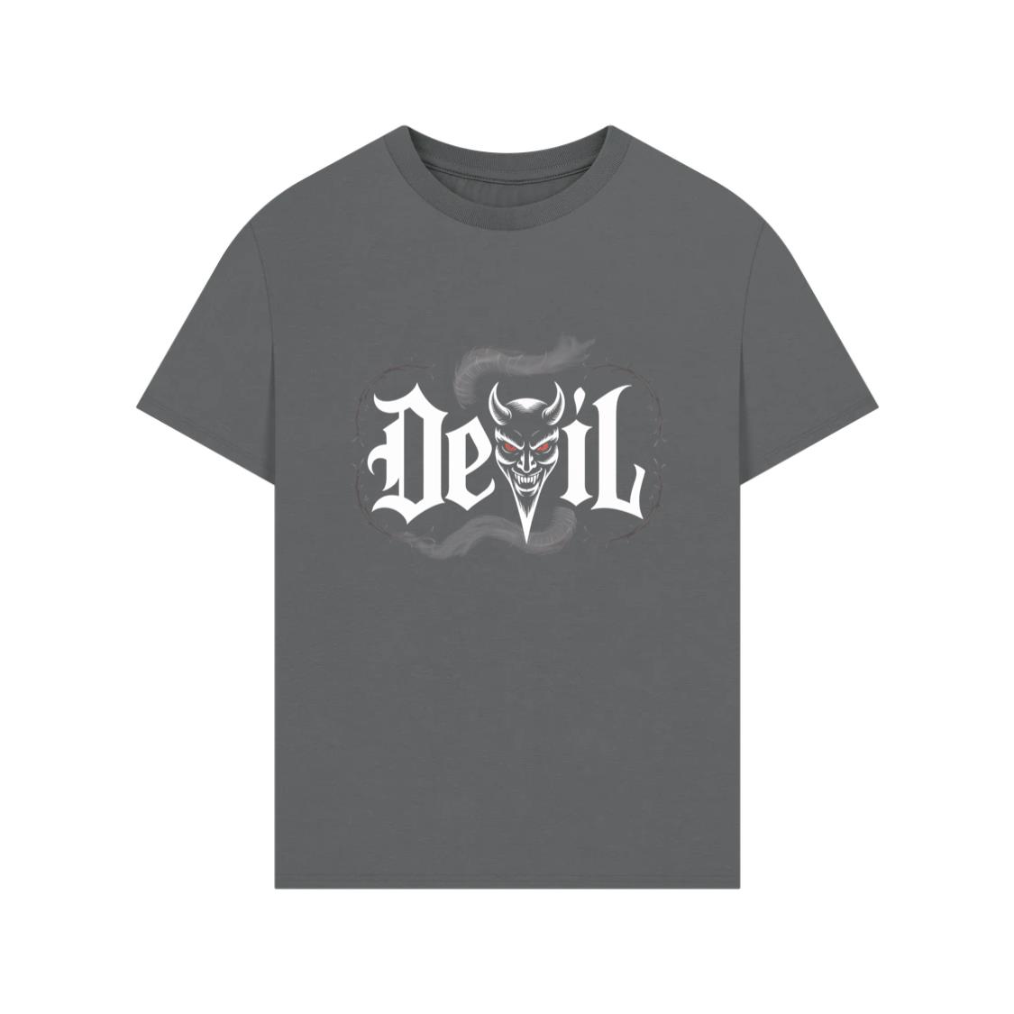 Devil Dark Gothic Face Graphic TShirt Rewinde