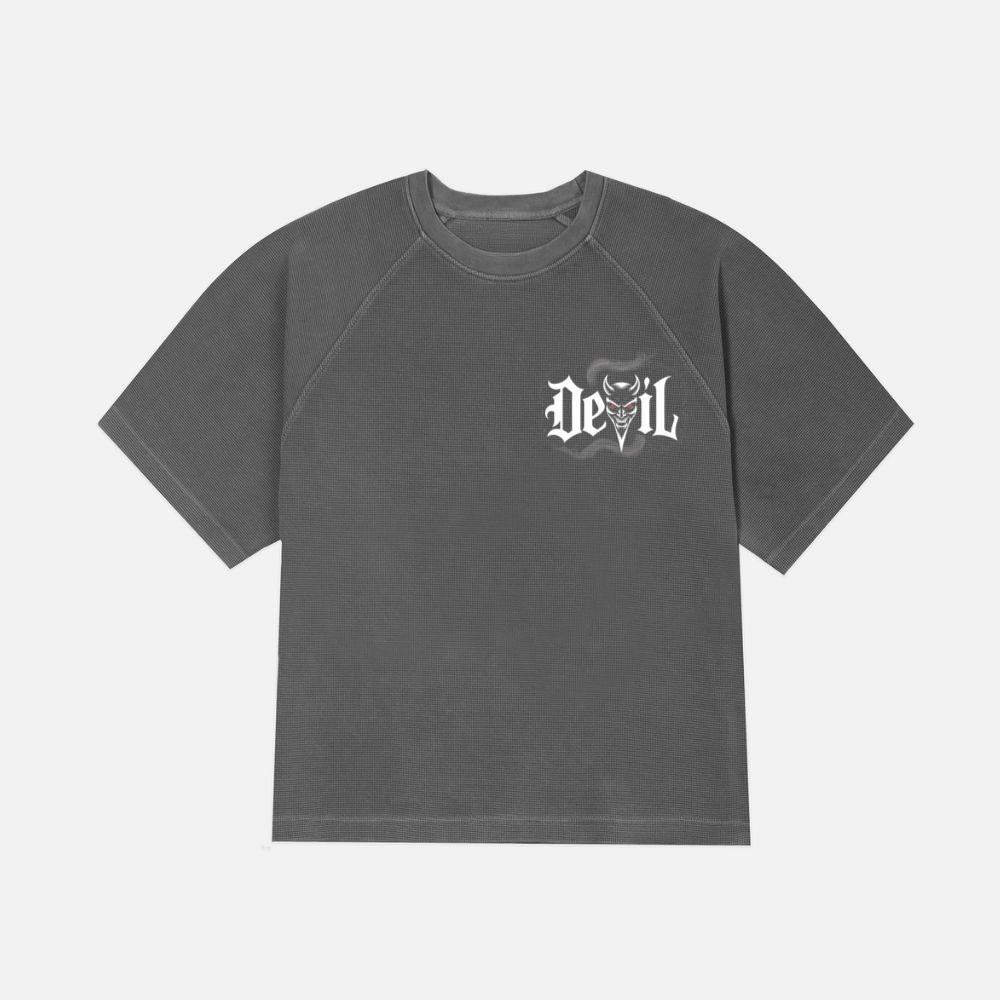 Devil Dark Gothic Face Graphic T-Shirt