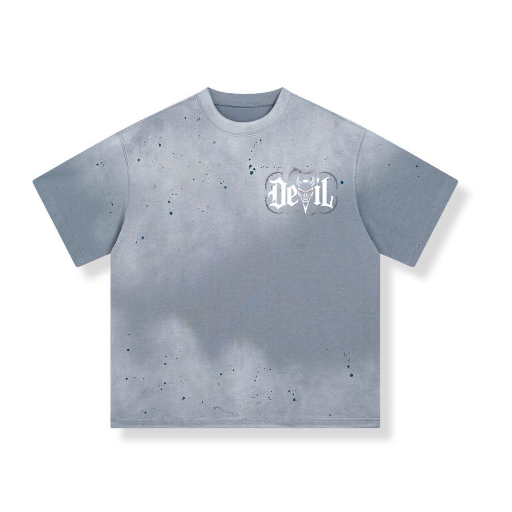 Devil Dark Gothic Face Graphic T-Shirt