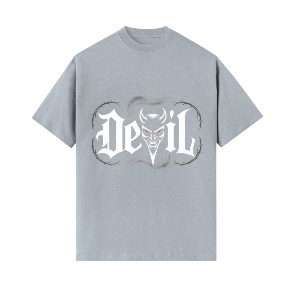 Devil Dark Gothic Face Graphic T-Shirts