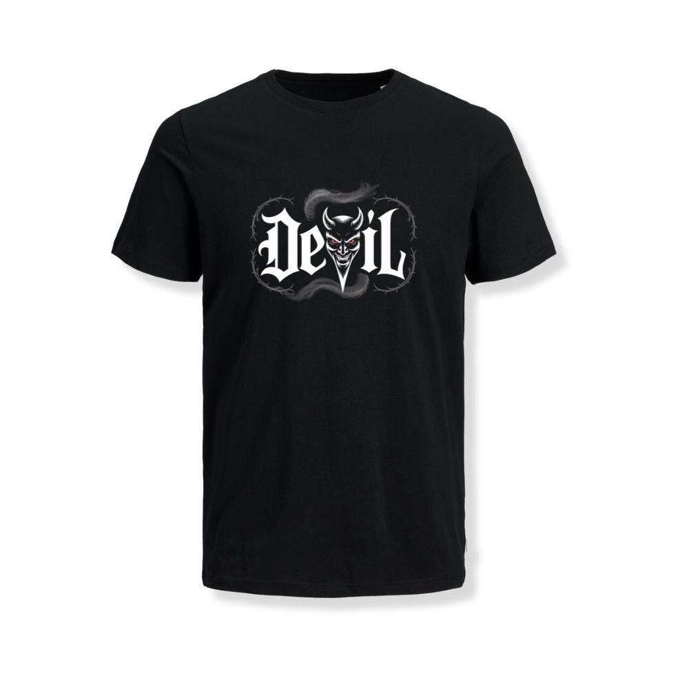 Devil Dark Gothic Face Graphic T-Shirts