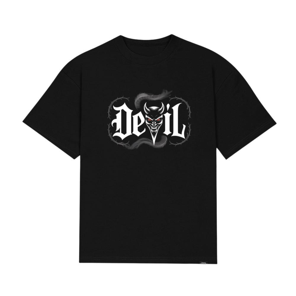 Devil Dark Gothic Face Graphic T-Shirts