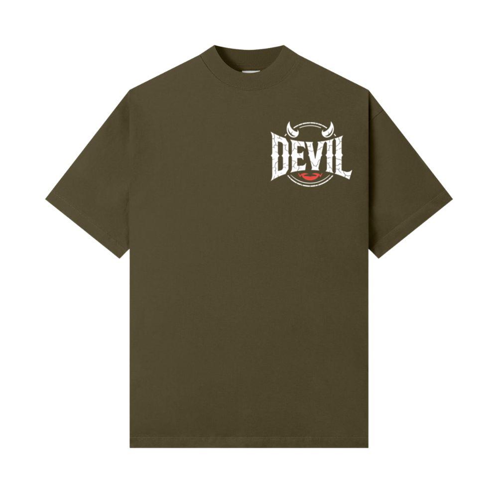 Devil Horns Typography Graphic T-Shirt - Image 3