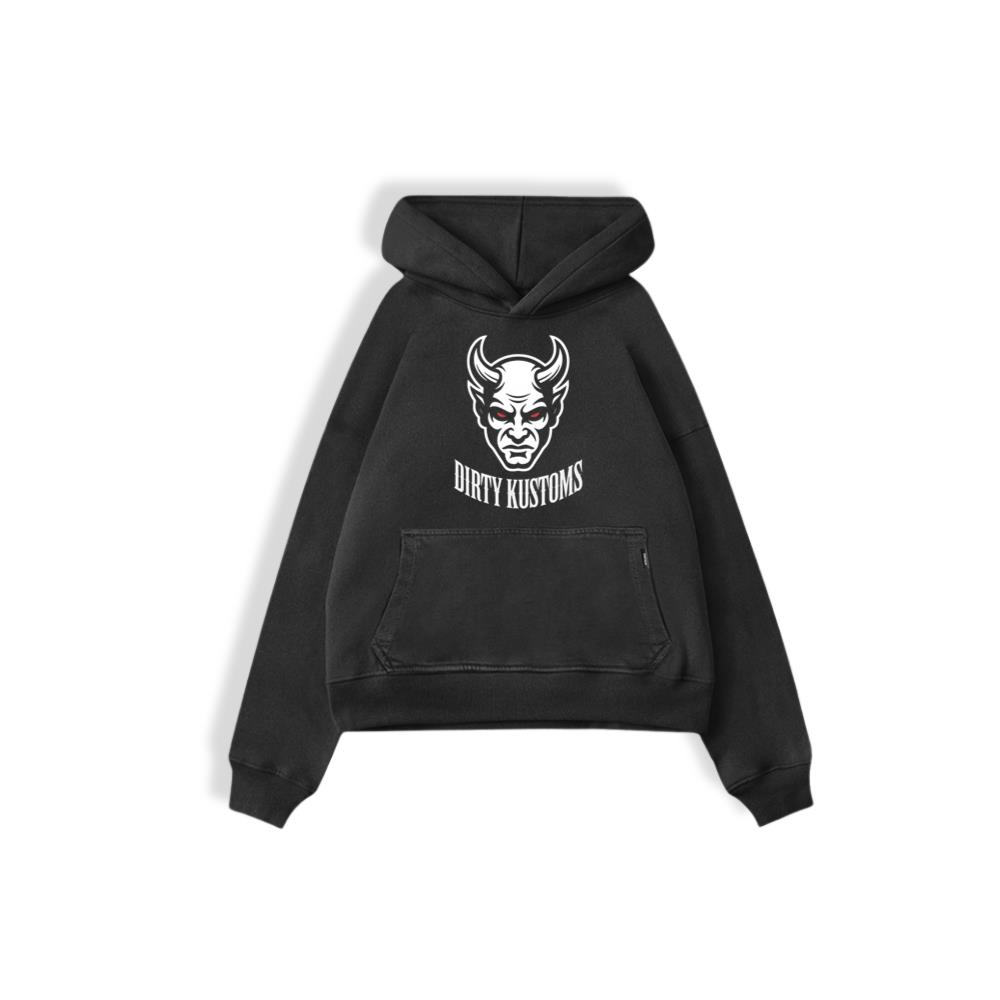 Dirty Kustoms Devil Head Graphic Hoodie
