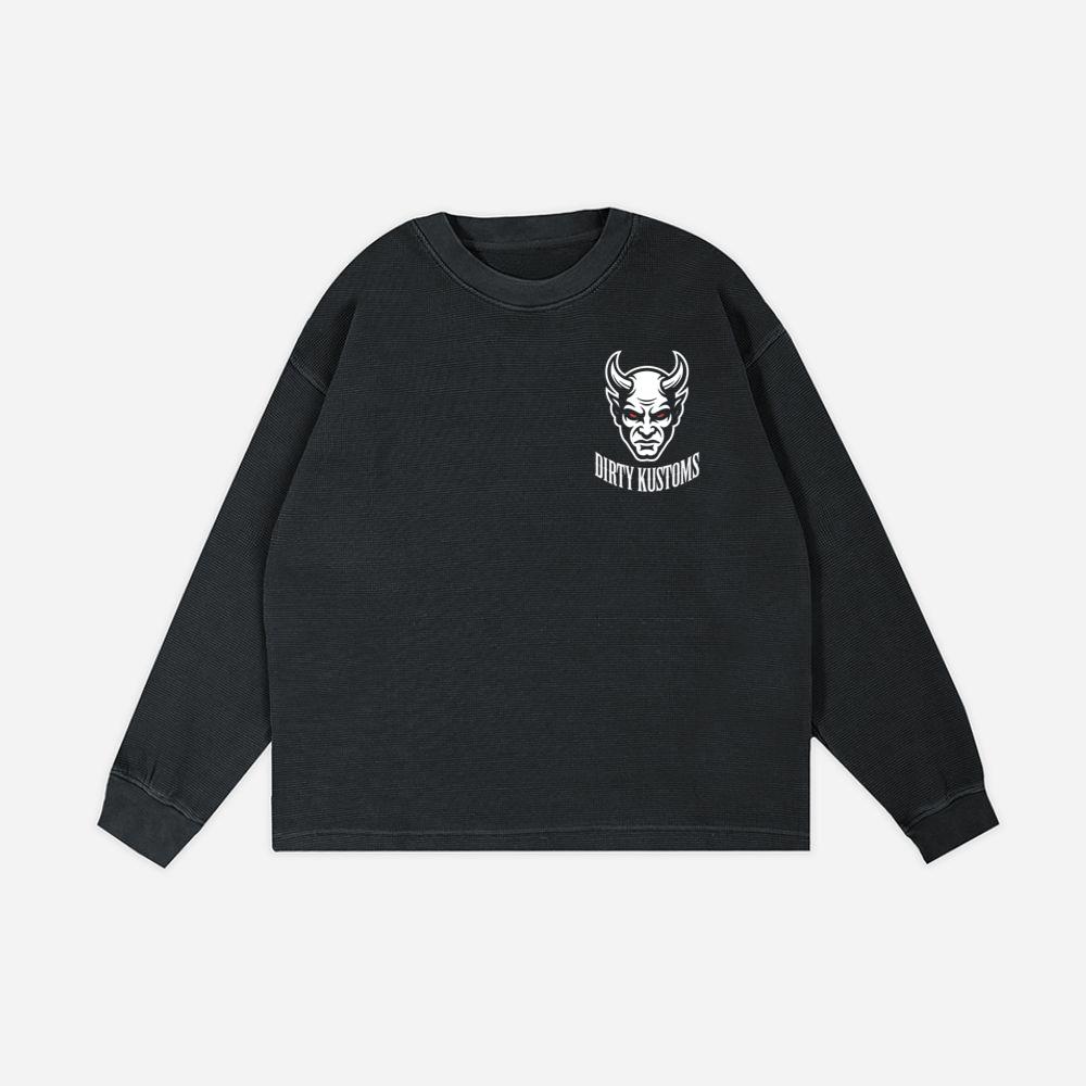 Dirty Kustoms Devil Head Graphic Sweatshirt