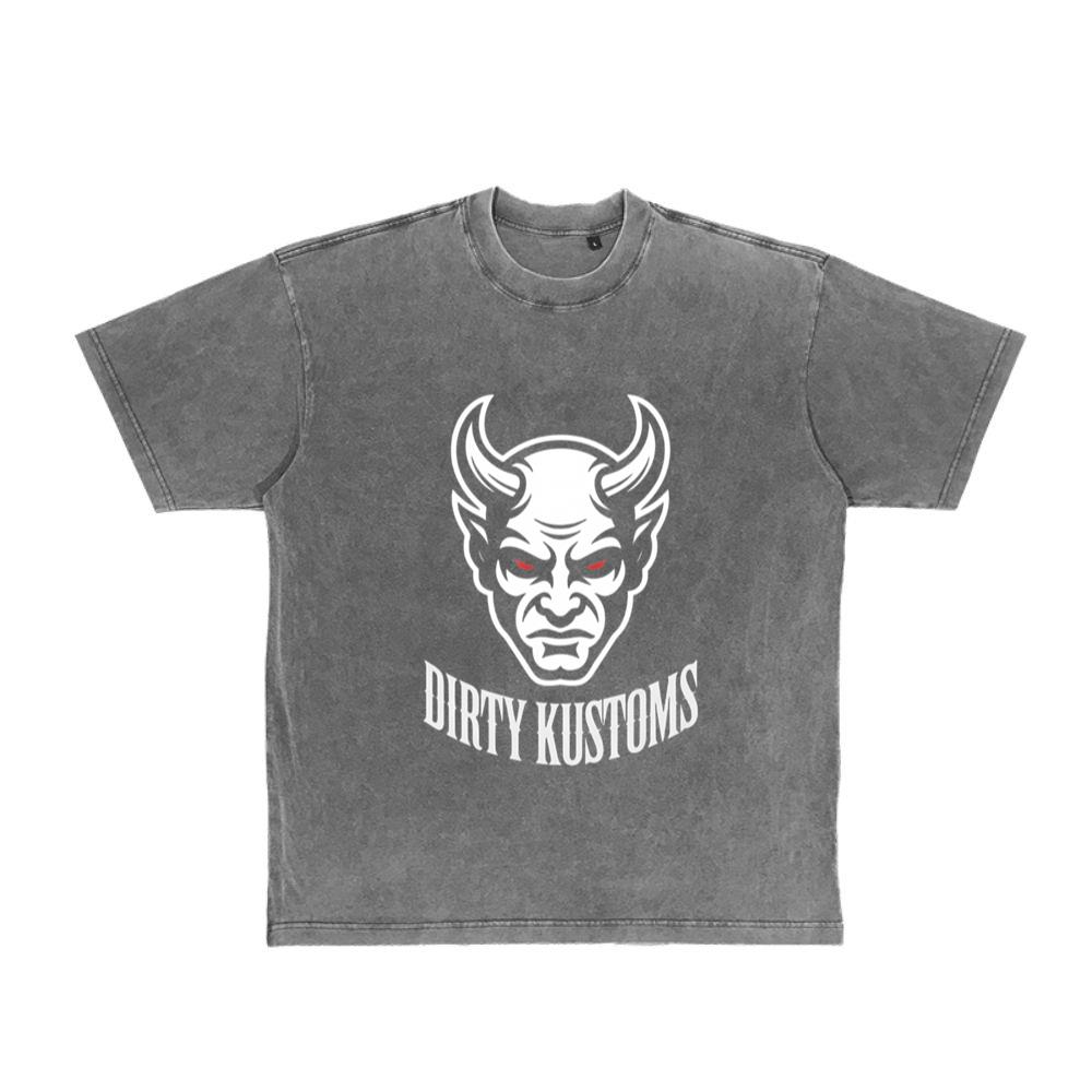 Dirty Kustoms Devil Head Graphic T-Shirt