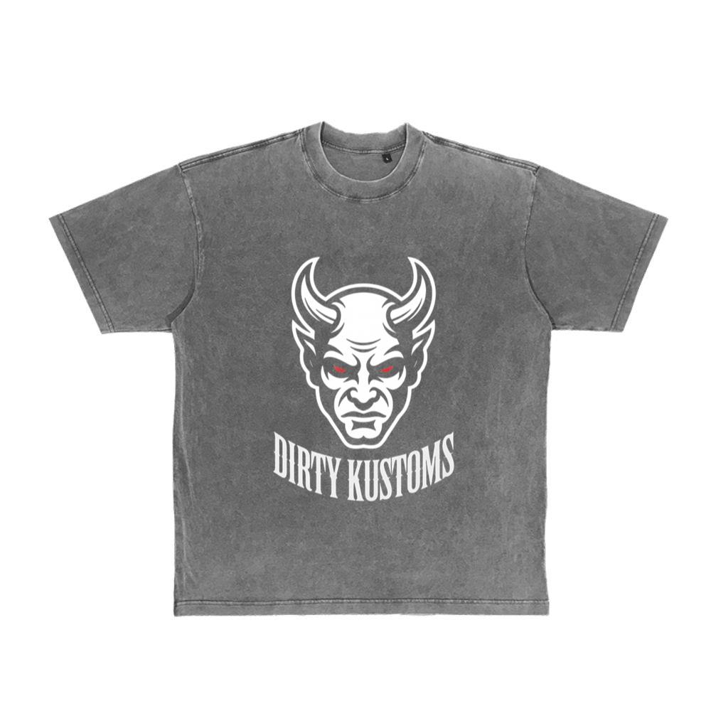 Dirty Kustoms Devil Head Graphic T-Shirt