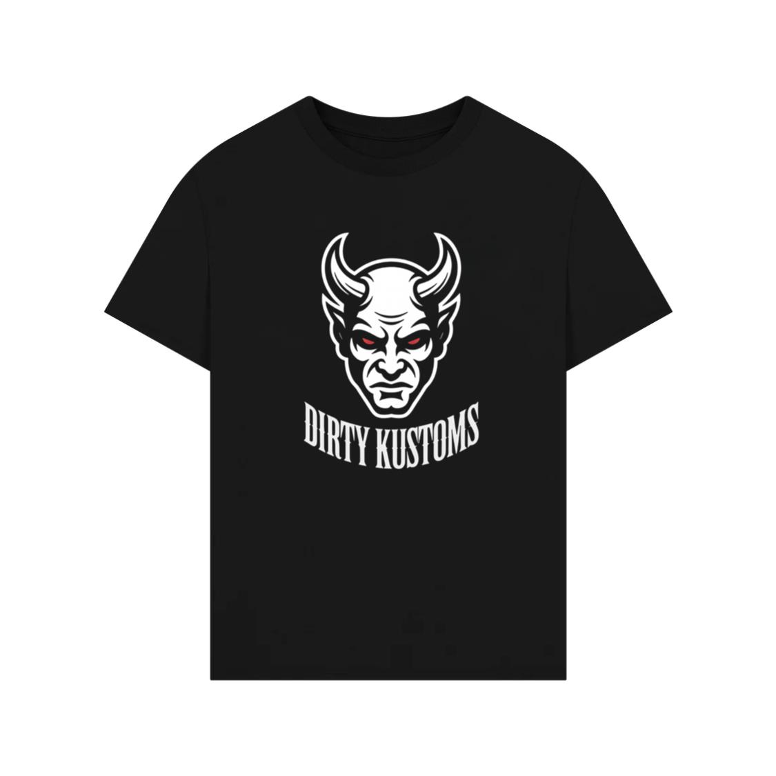 Dirty Kustoms Devil Head Graphic TShirt Rewinde