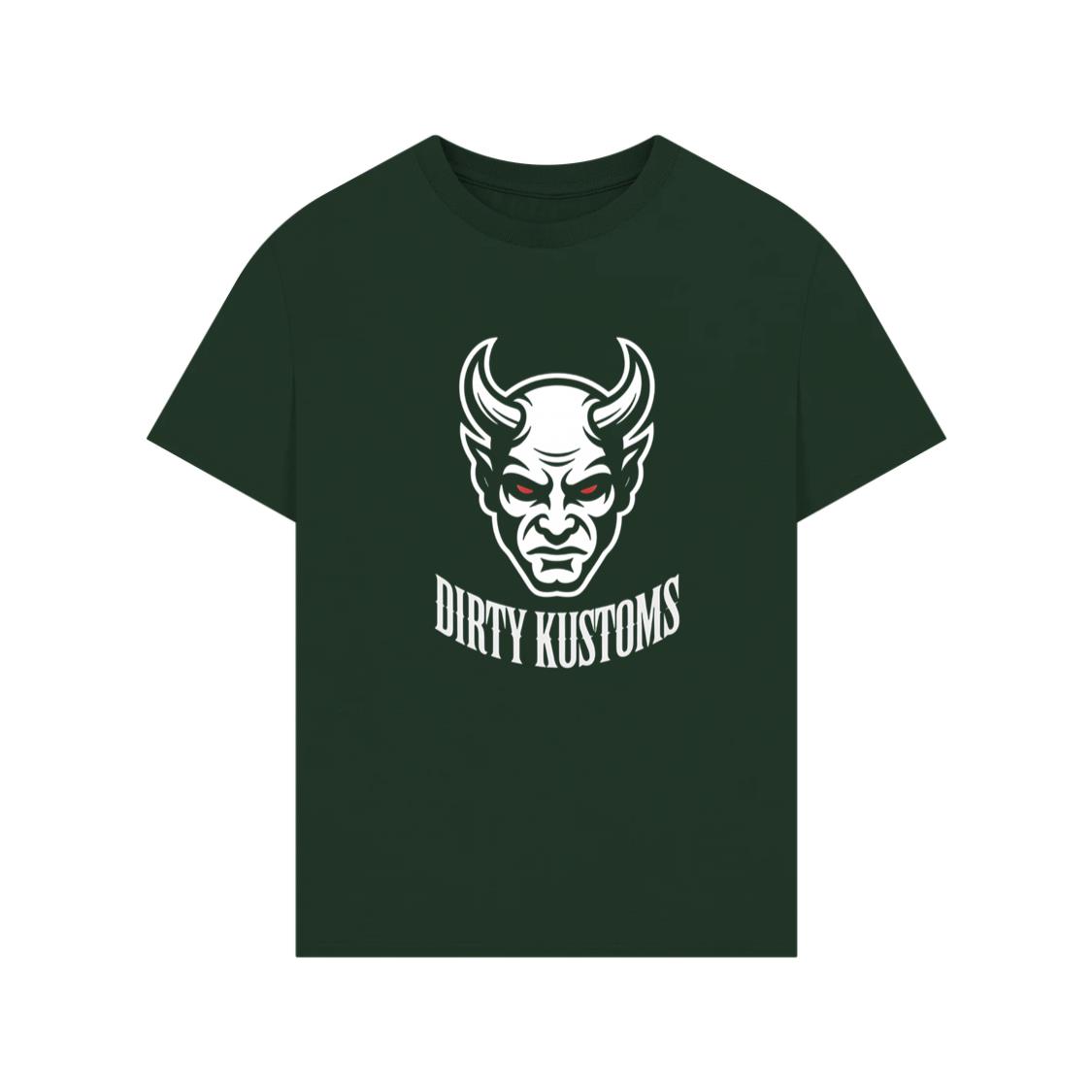 Dirty Kustoms Devil Head Graphic TShirt Rewinde