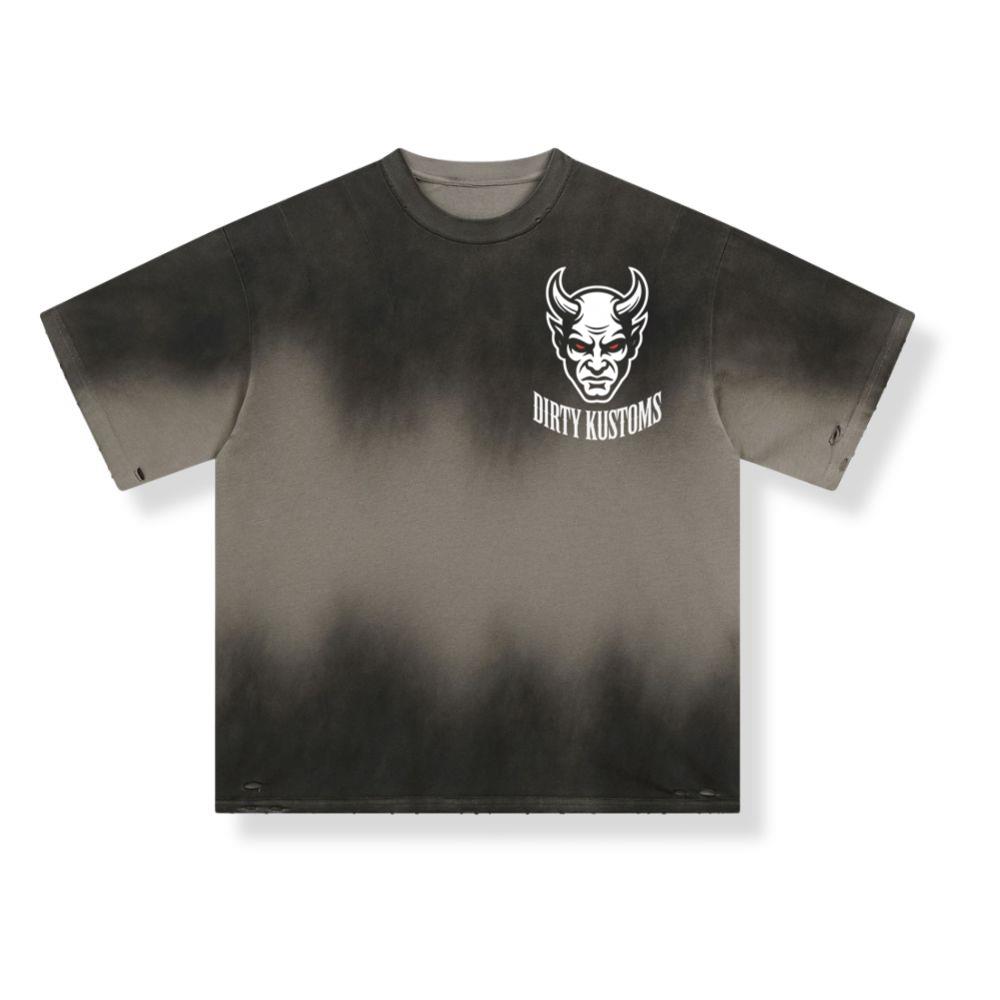 Dirty Kustoms Devil Head Graphic T-Shirt