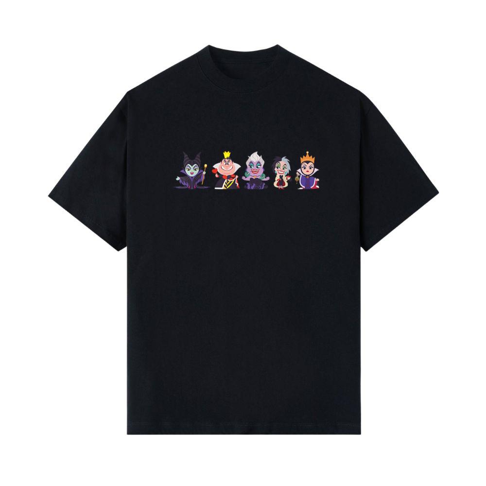 Disney Villains Kawaii Chibi Evil Queens T-Shirt 