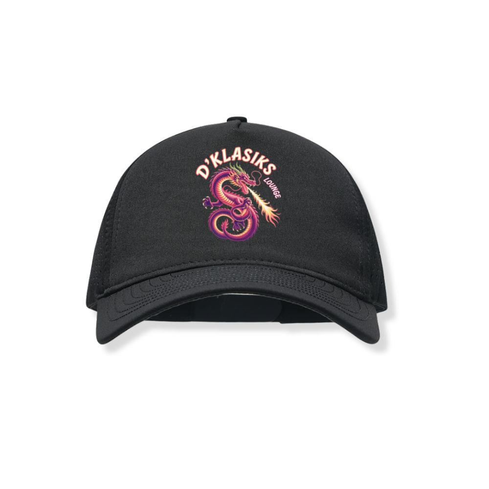 Dklasiks Lounge Dragon Retro Style Design Black Hat