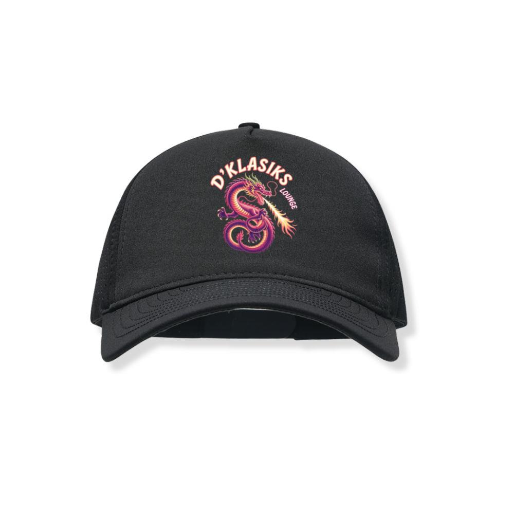 Dklasiks Lounge Dragon Retro Style Design Black Hat