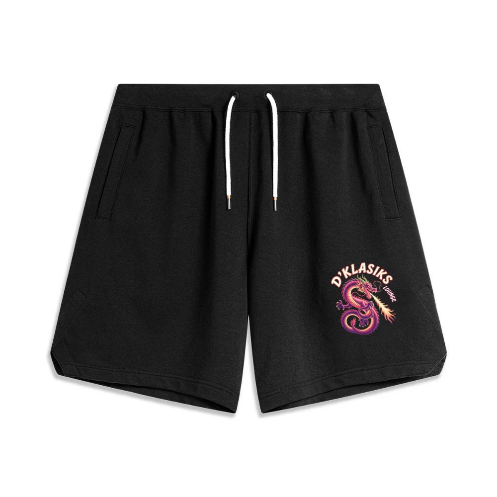 Dklasiks Lounge Dragon Retro Style Design Short