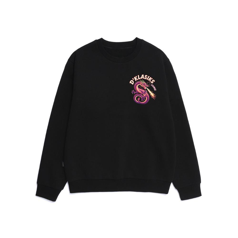 Dklasiks Lounge Dragon Retro Style Design Sweatshirt