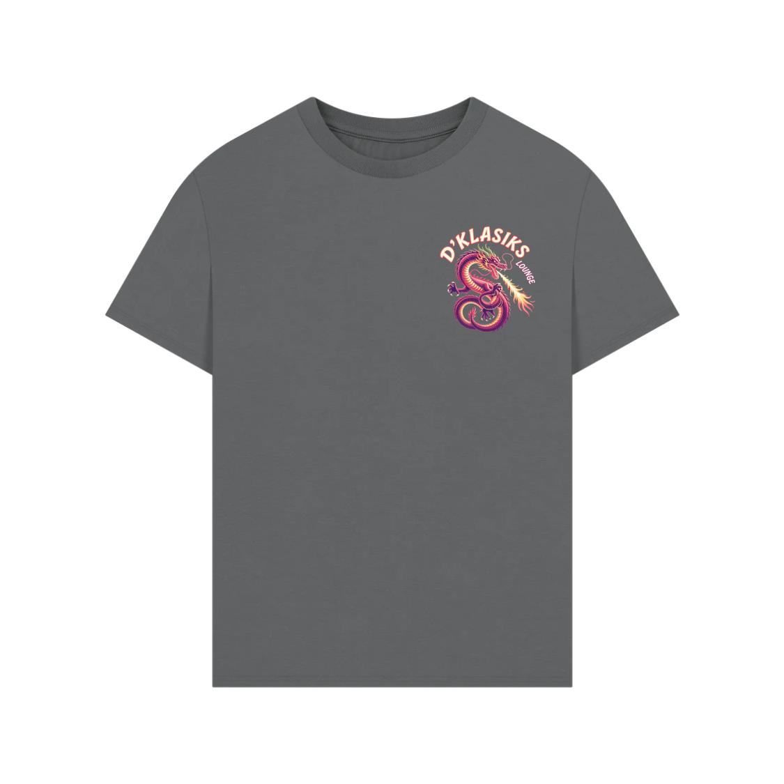 Dklasiks Lounge Dragon Retro Style Design T-Shirts