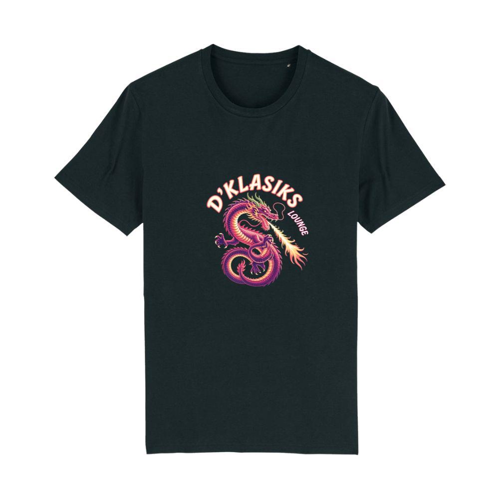 Dklasiks Lounge Dragon Retro Style Design T-Shirts