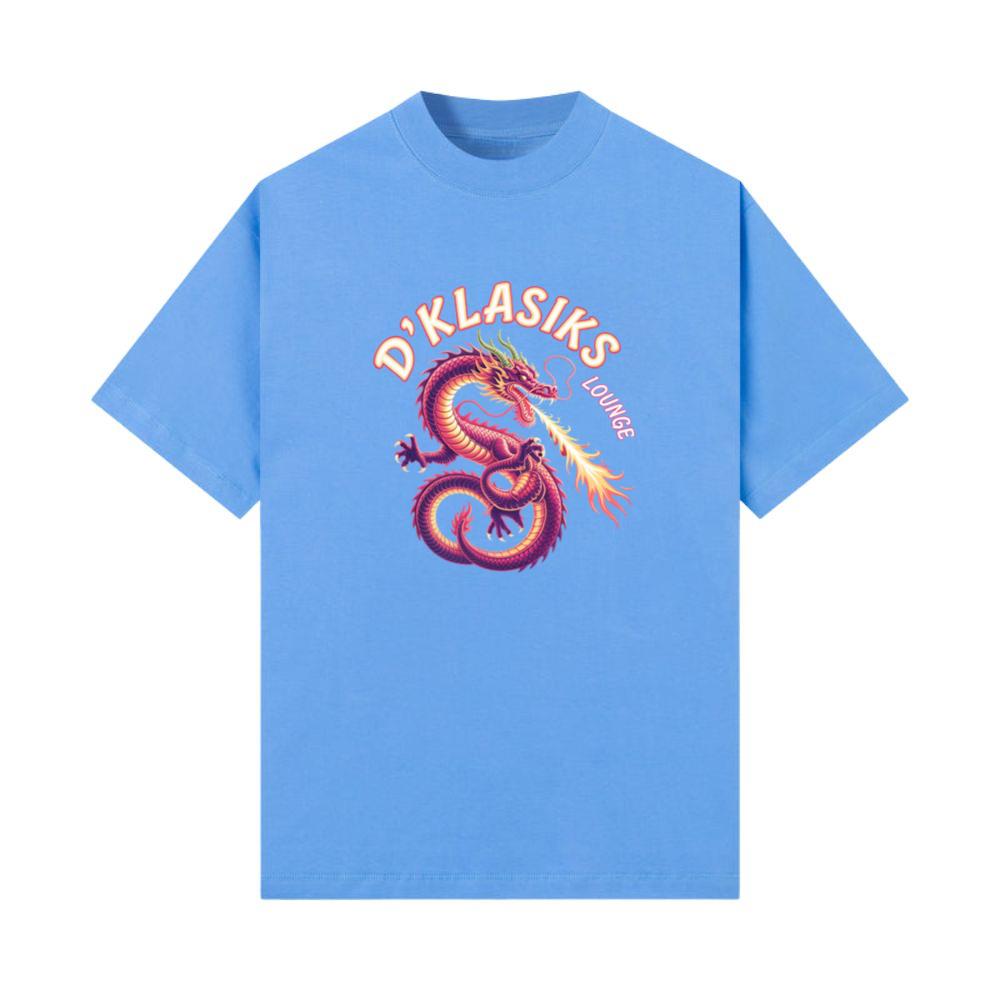 Dklasiks Lounge Dragon Retro Style Design T-Shirts