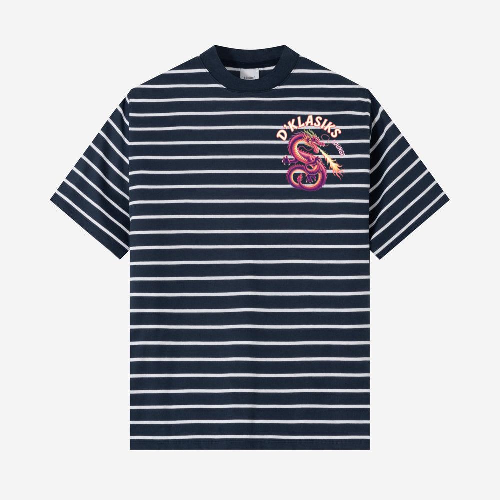 Dklasiks Lounge Dragon Retro Style Design T-Shirts