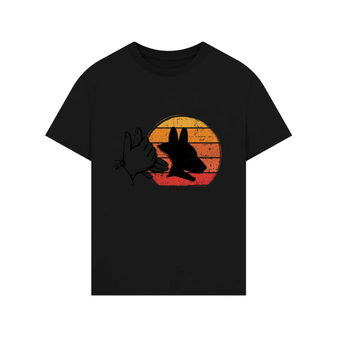 Dog Shadow Art Animal Rescue Pet Lover Graphic T-Shirts