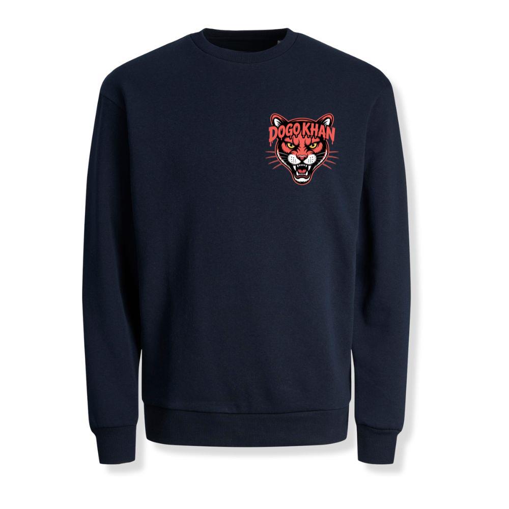 Dogokhan Tiger Head Retro Graphic Design Sweatshirt