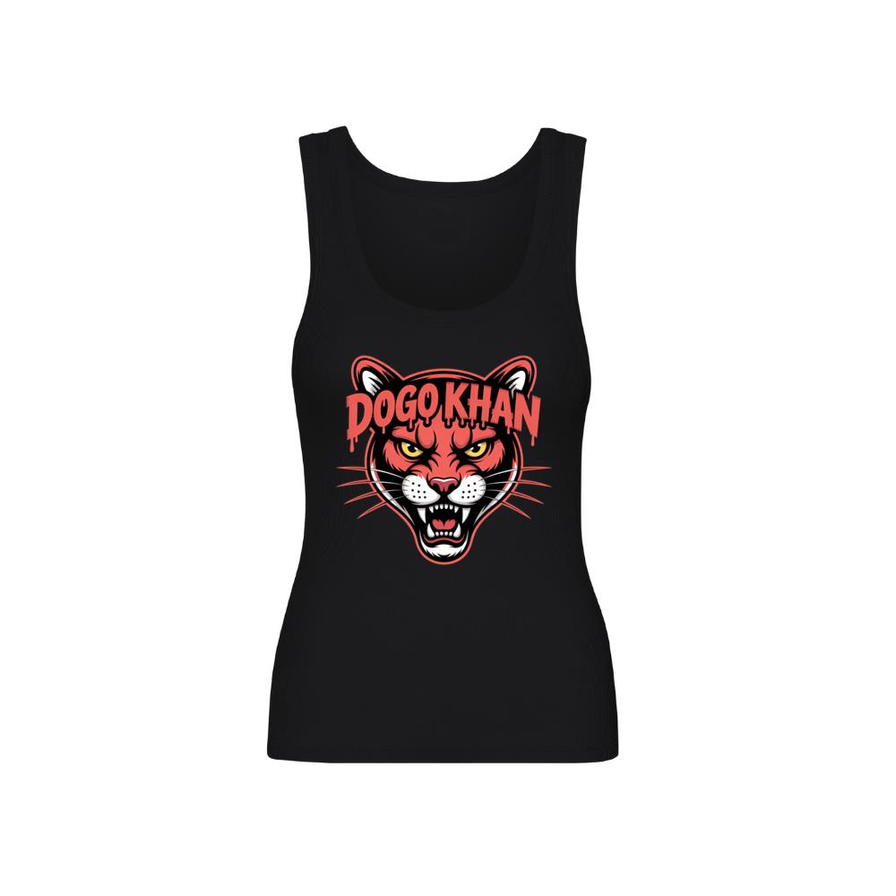 Dogokhan Tiger Head Retro Graphic Design Tank Top