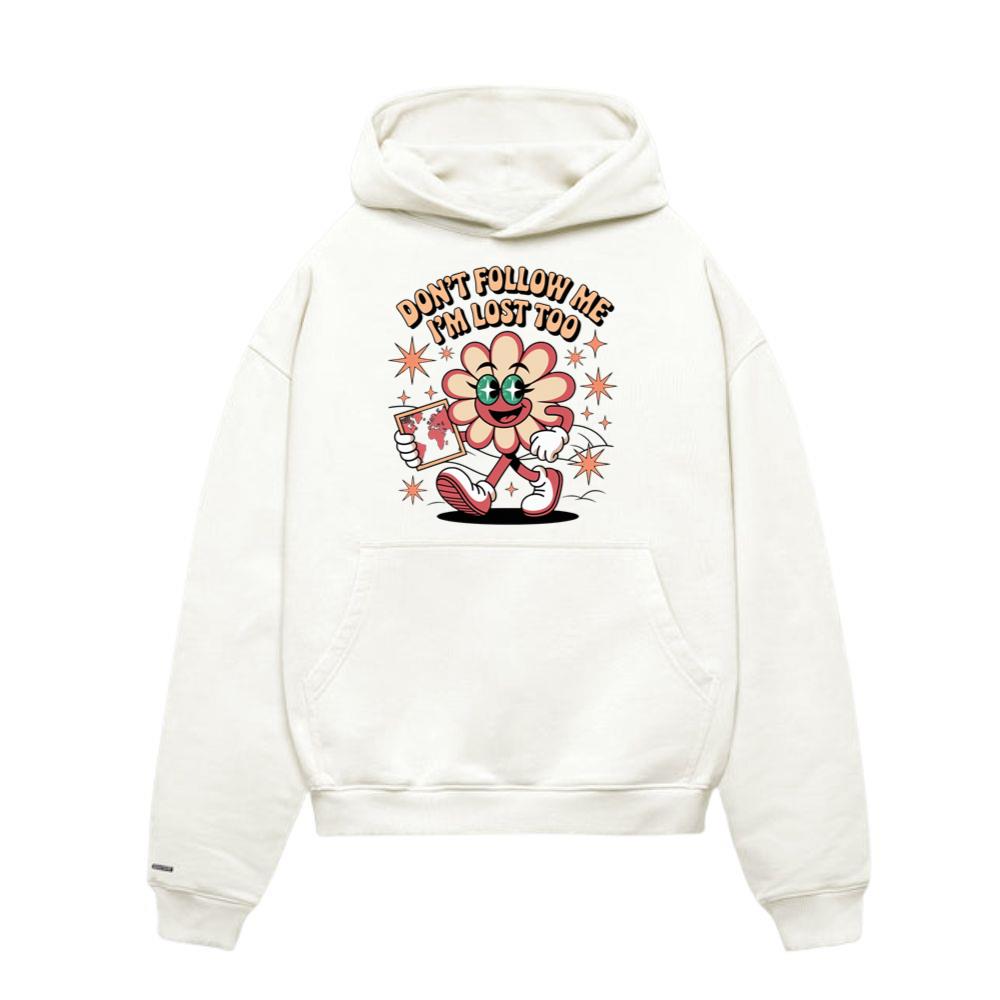 Don’t Follow Me I’m Lost Too Funny Flower Character Hoodies